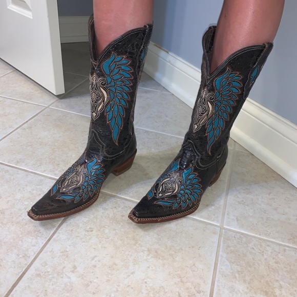 Shoes - Pecos Bill leather cowboy boots sz 9.5